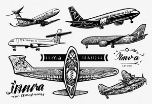 Plane text that says Imara tattoo idea