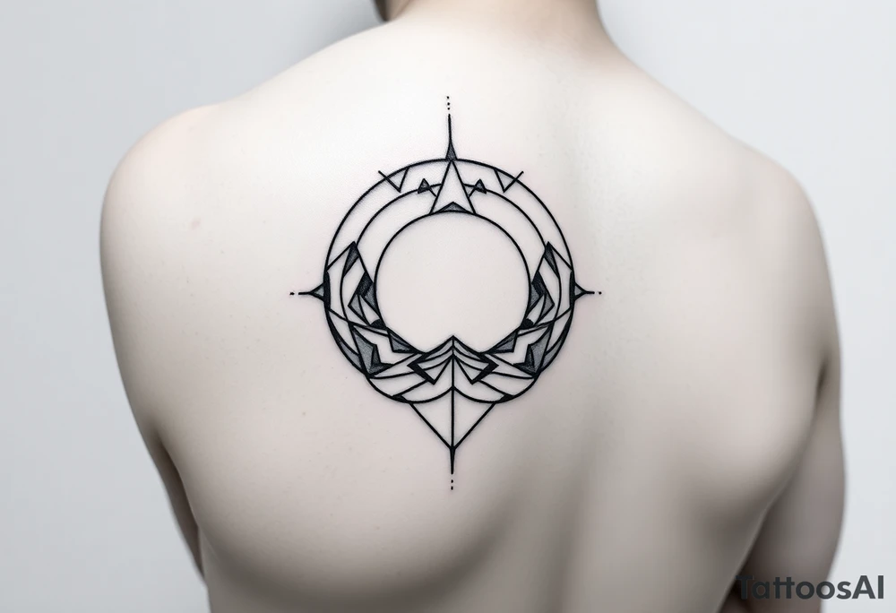 Simple
Right arm band.
Path exploring the universe tattoo idea