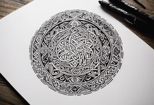 Viking prayer tattoo idea