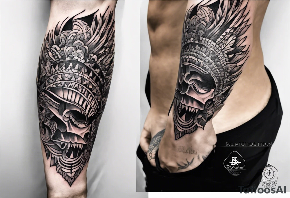 A shoe bill forearm tattoo tattoo idea
