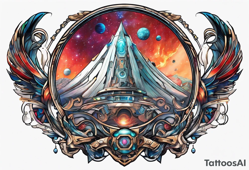 Shephard outerspace tattoo idea