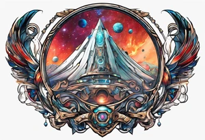 Shephard outerspace tattoo idea