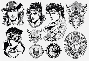 jojo's bizarre adventure tattoo idea