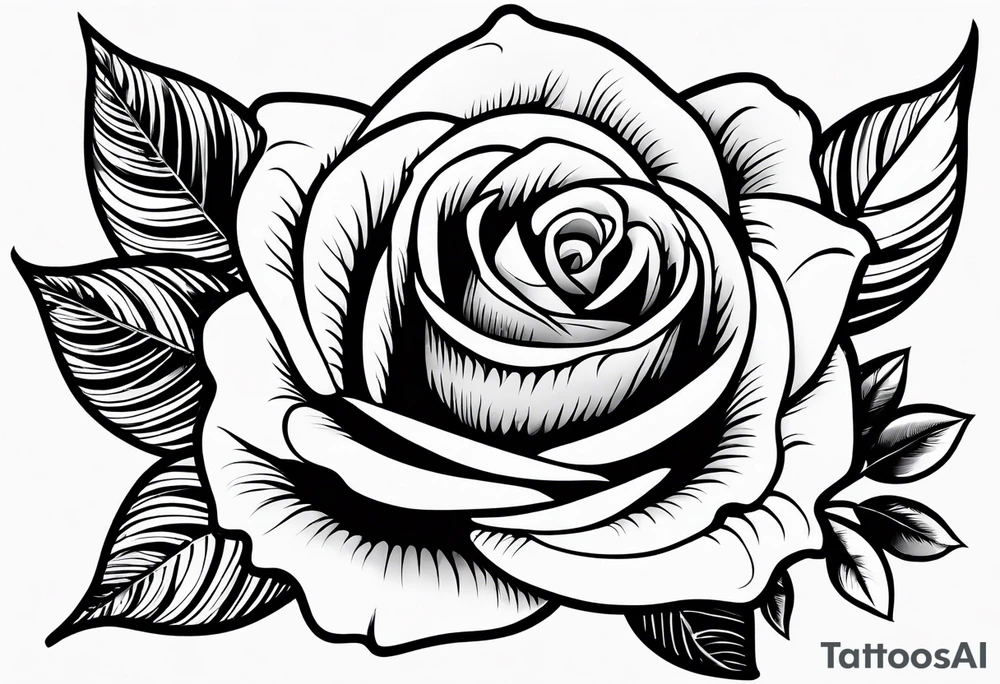 Roses with the name Applis tattoo idea