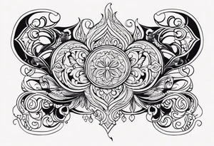 SCROLLS tattoo idea