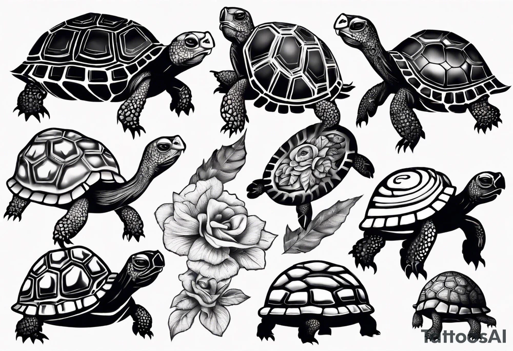 tortoise tattoo idea