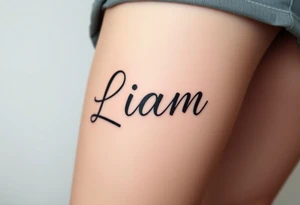 Graffiti lettering "Liam" tattoo idea