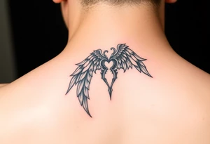 Siluetas de pareja tattoo idea