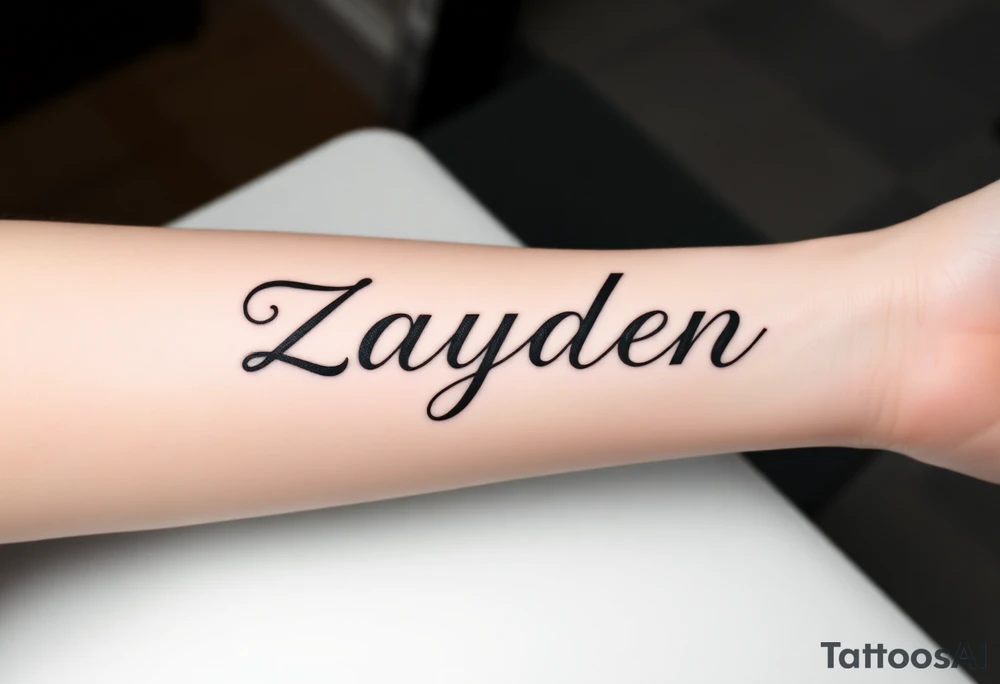 Zayden tattoo idea