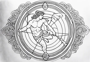 greek myth atlas tattoo idea