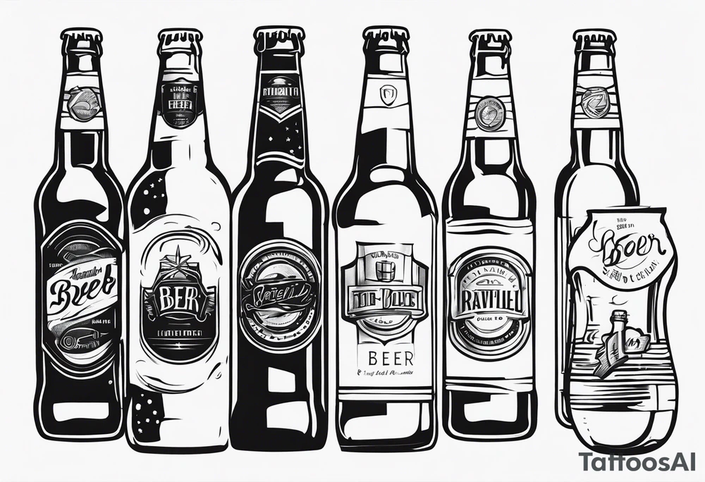 BEER BOOTLE tattoo idea
