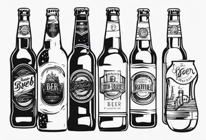 BEER BOOTLE tattoo idea