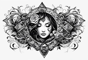 symbols of feeling trapped tattoo idea