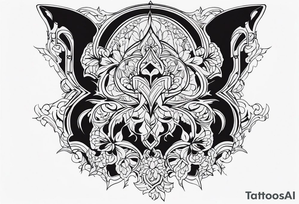 Gothic tattoo idea