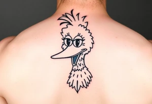 Big Bird from sesame Street tattoo idea