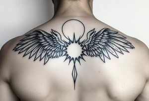 I want icarus the angel who flew too close to the sun on a shoulder tattoo idea