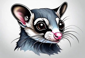 sugar glider tattoo idea