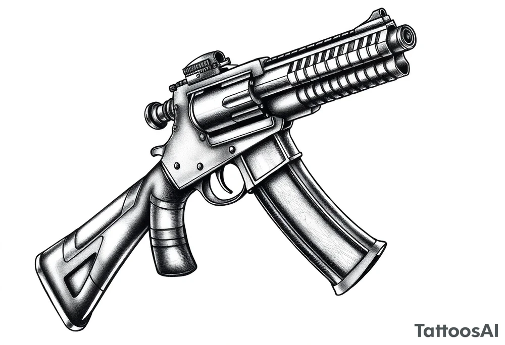gun tattoo idea