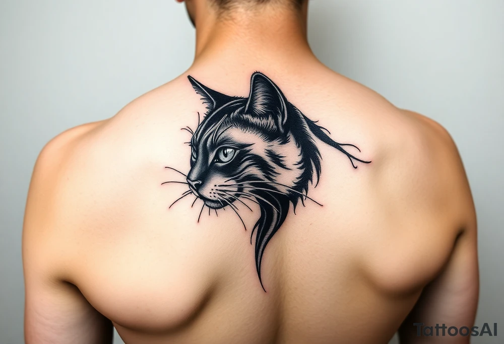 Black Cat tattoo idea