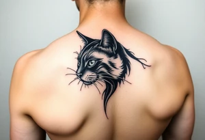 Black Cat tattoo idea