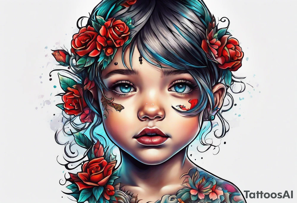 Childhood trauma tattoo idea