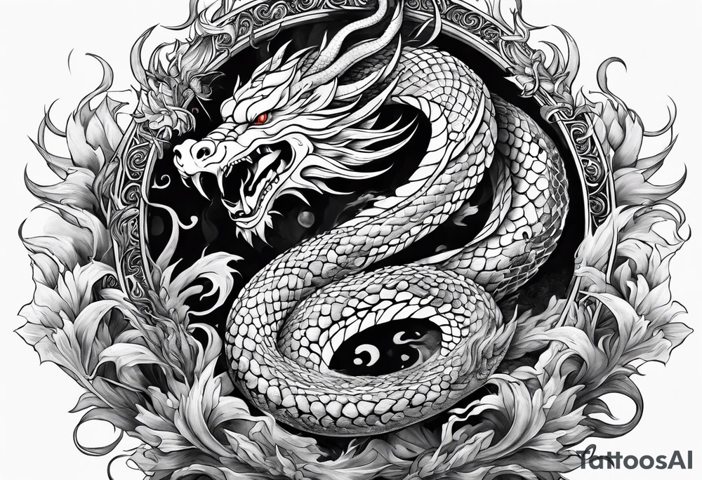 Snake dragon d
Sky tattoo idea