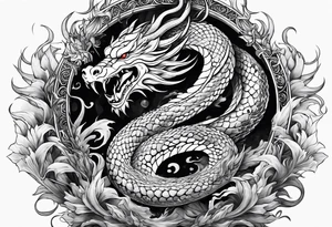 Snake dragon d
Sky tattoo idea
