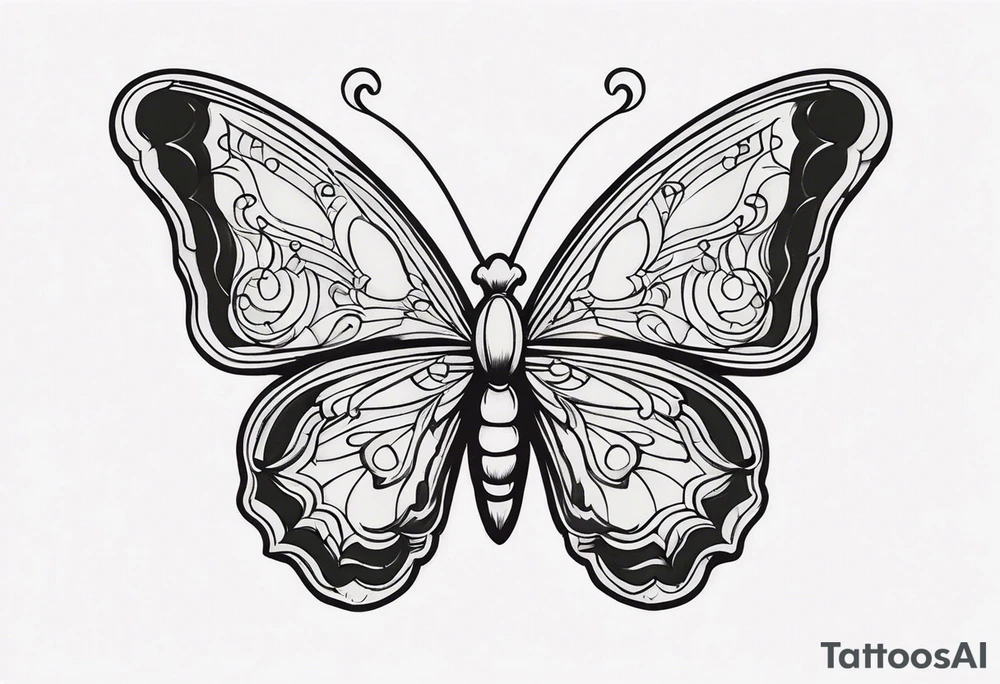 Butterfly tattoo idea