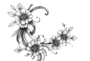 a piece with playful elements that says kay lown tattoo idea
