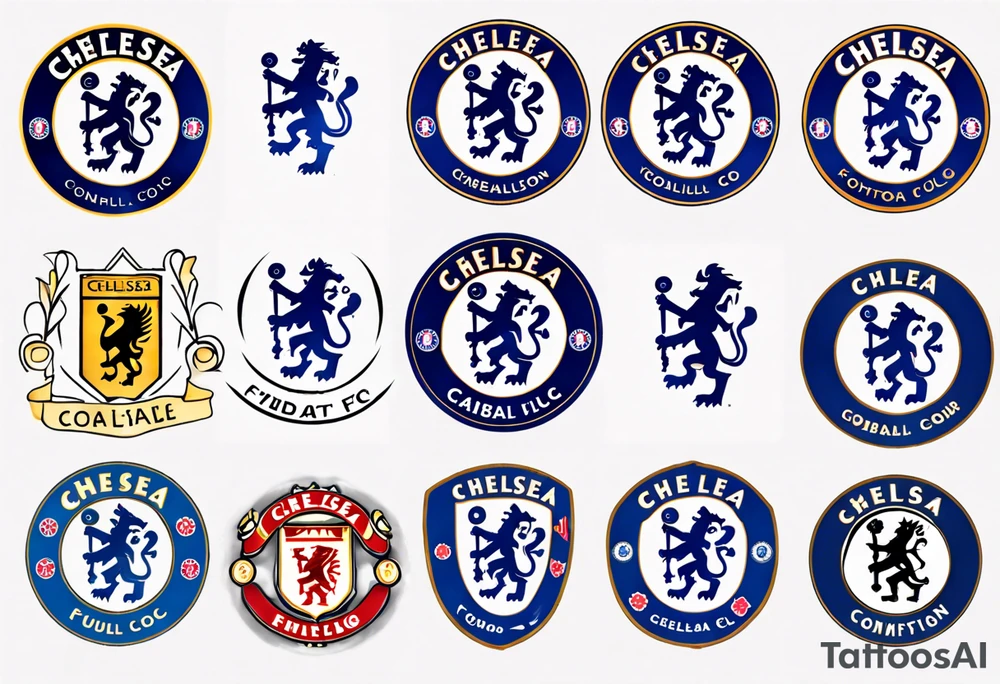 chelsea fc badge tattoo idea