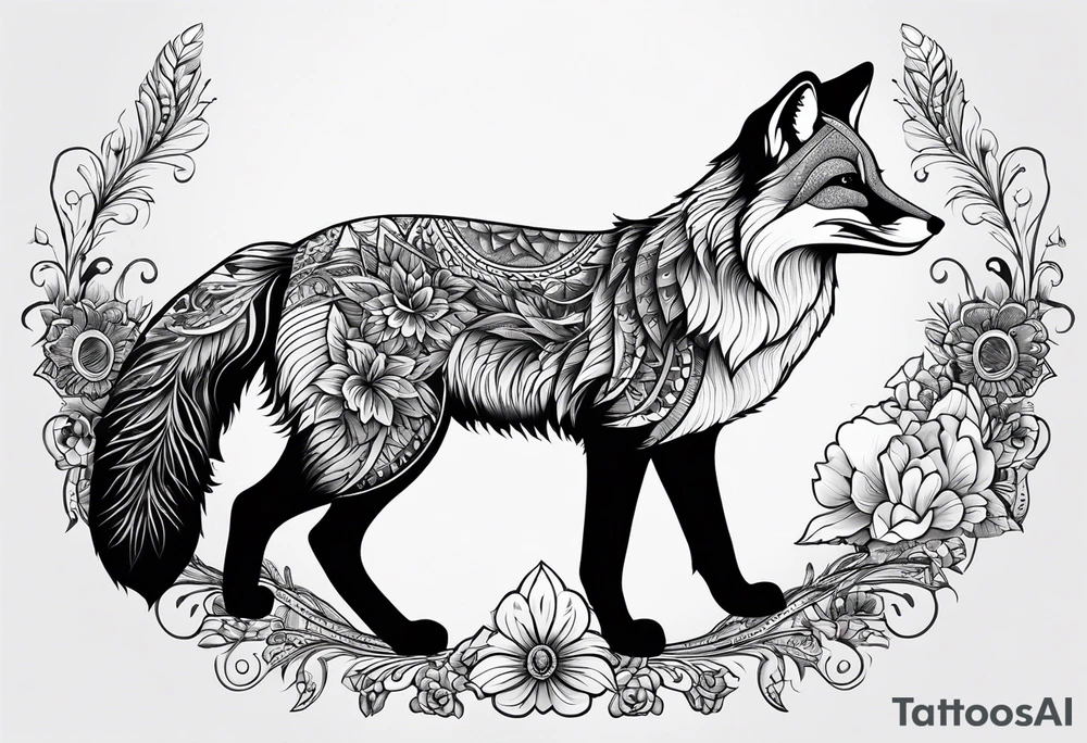 strength, small, nuanced, fox, elegant, armenian tattoo idea strength, small, nuanced, fox, elegant, armenian tattoo idea