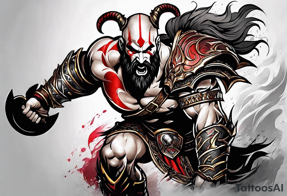 Ares God of war tattoo idea