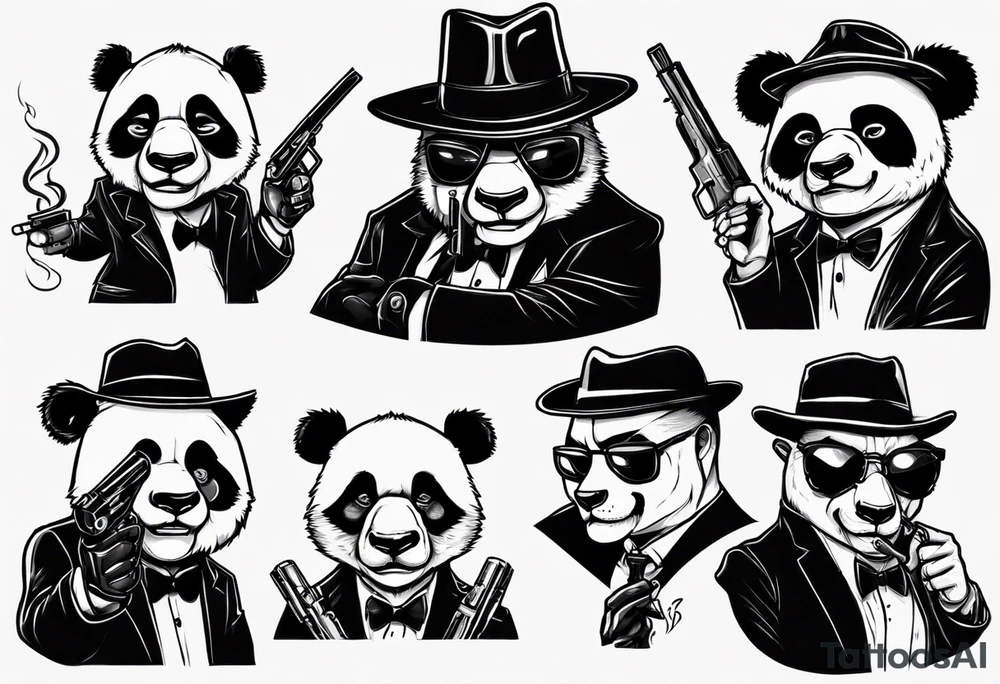 gangster panda angry

smoking with a gun tattoo idea