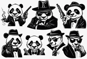 gangster panda angry

smoking with a gun tattoo idea