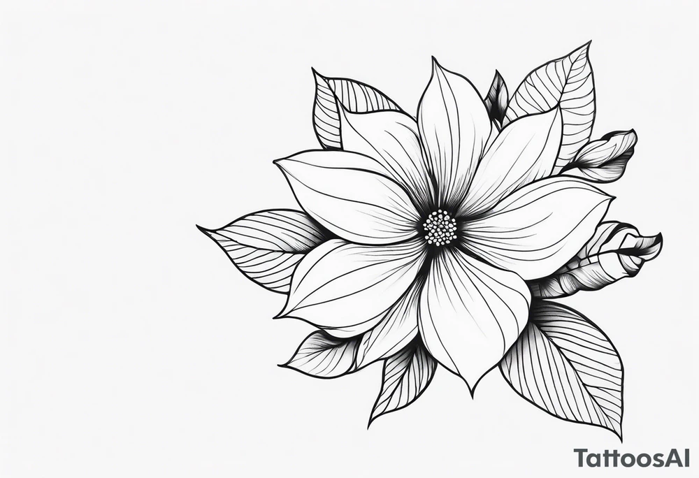 Flower tattoo idea