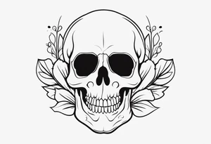 skull groovy tattoo idea