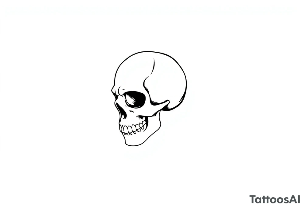 soldier skull tattoo idea