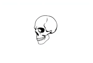 soldier skull tattoo idea