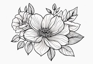 Flowers tattoo idea