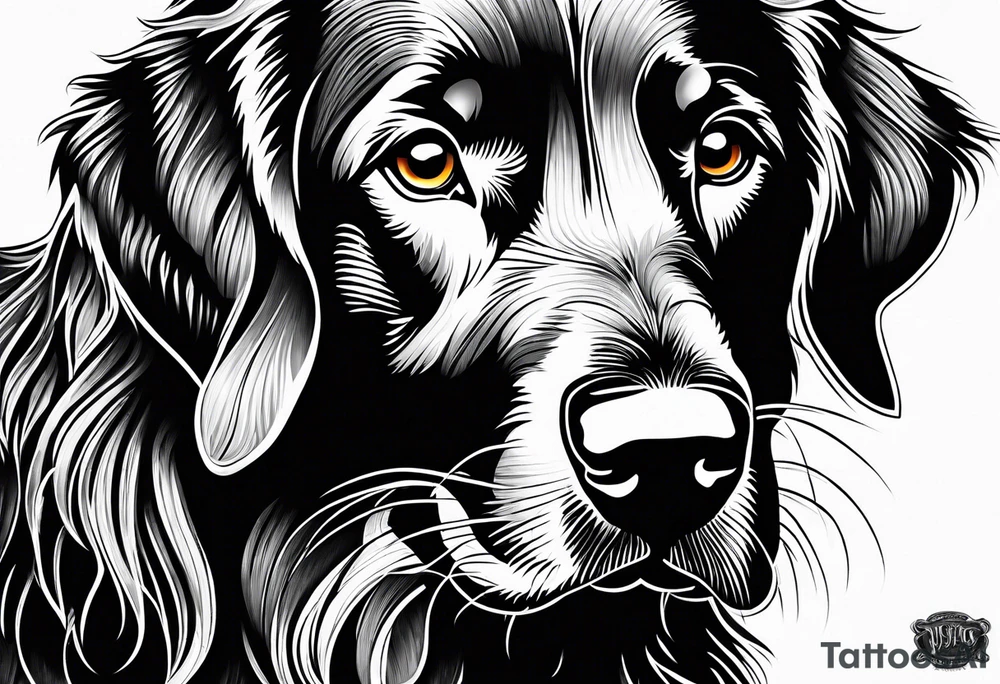 irish setter tattoo idea