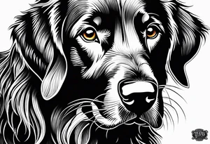 irish setter tattoo idea