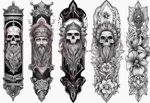 Religious forearm tattoo tattoo idea