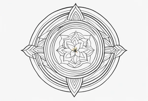 Golden tattoo idea