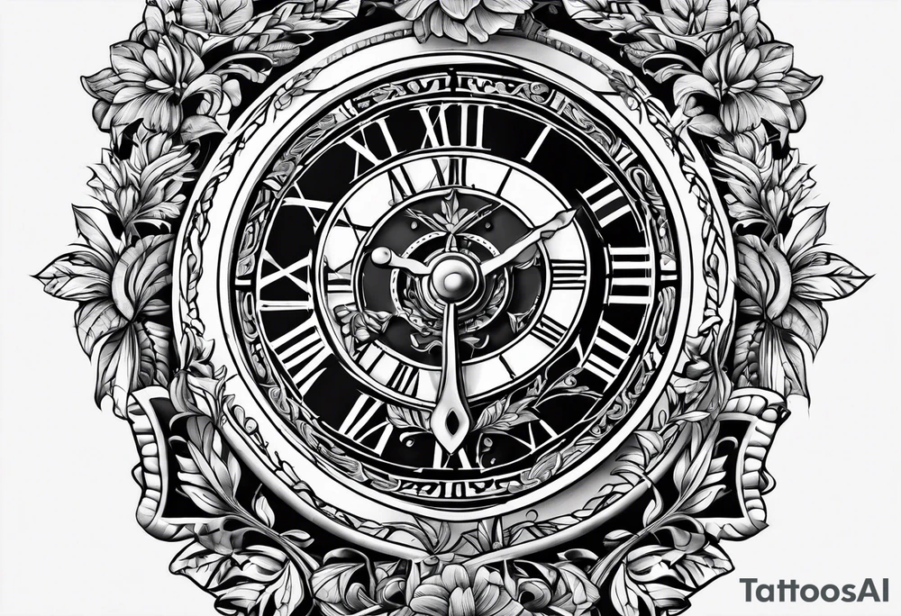 roman numeral 7 tattoo idea
