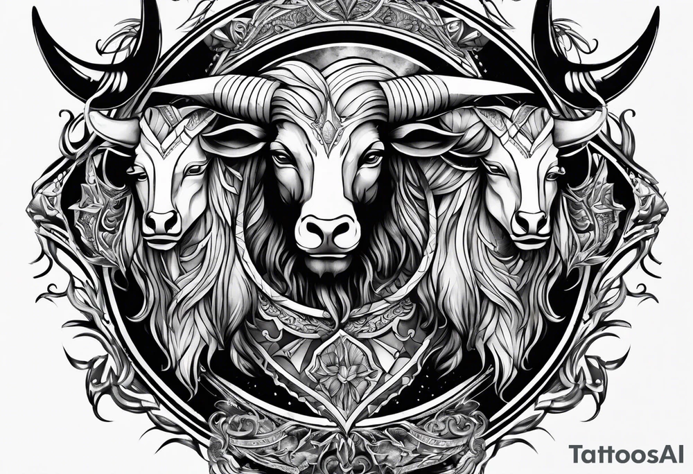 Anonymous with horns tattoo idea