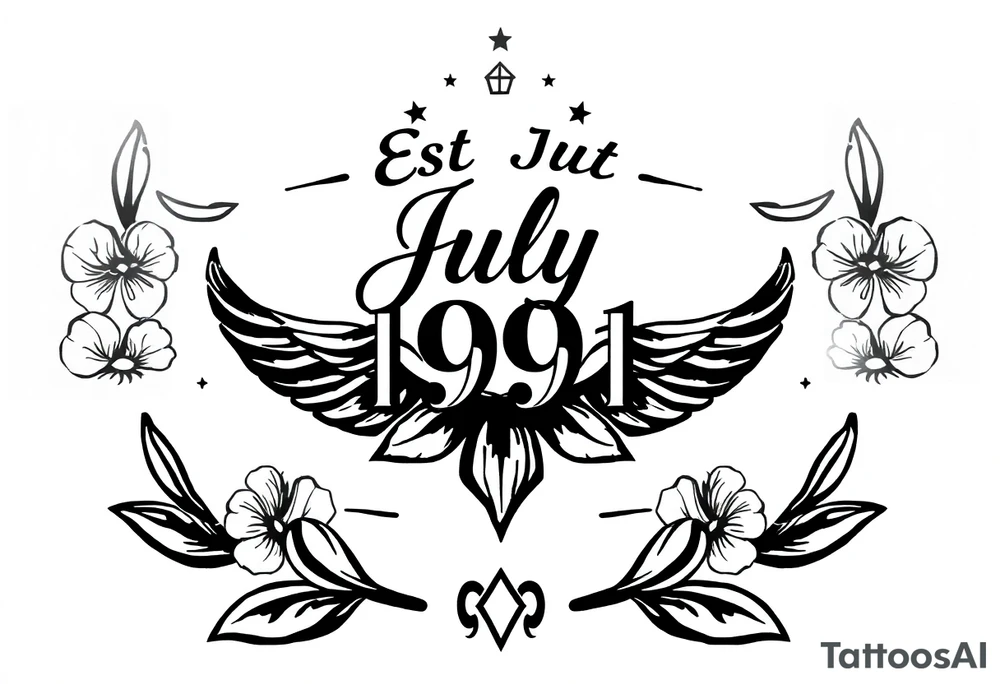 Est. July 1991  
2:22 am tattoo idea
