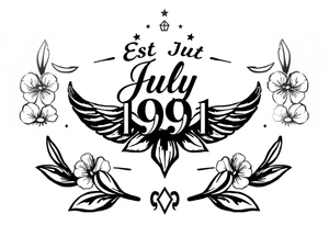 Est. July 1991  
2:22 am tattoo idea