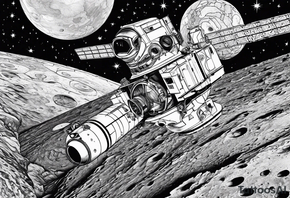 Nasa photos tattoo idea