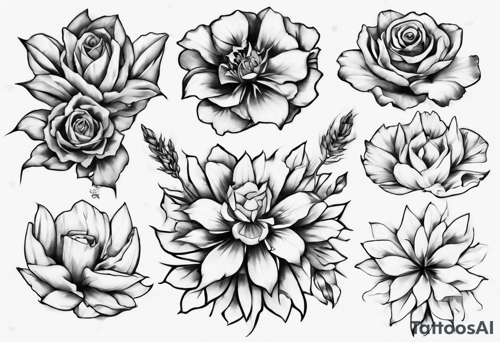 cybersigilism flor de maga tattoo idea
