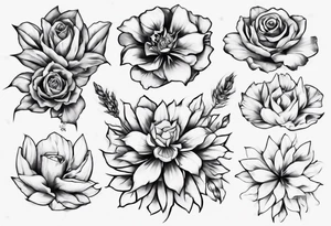 cybersigilism flor de maga tattoo idea